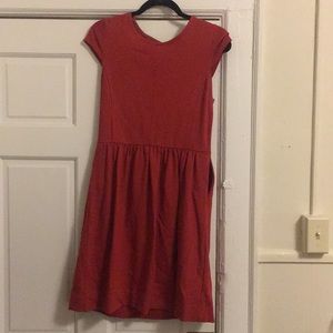 Madewell Size Medium red cap sleeve dress